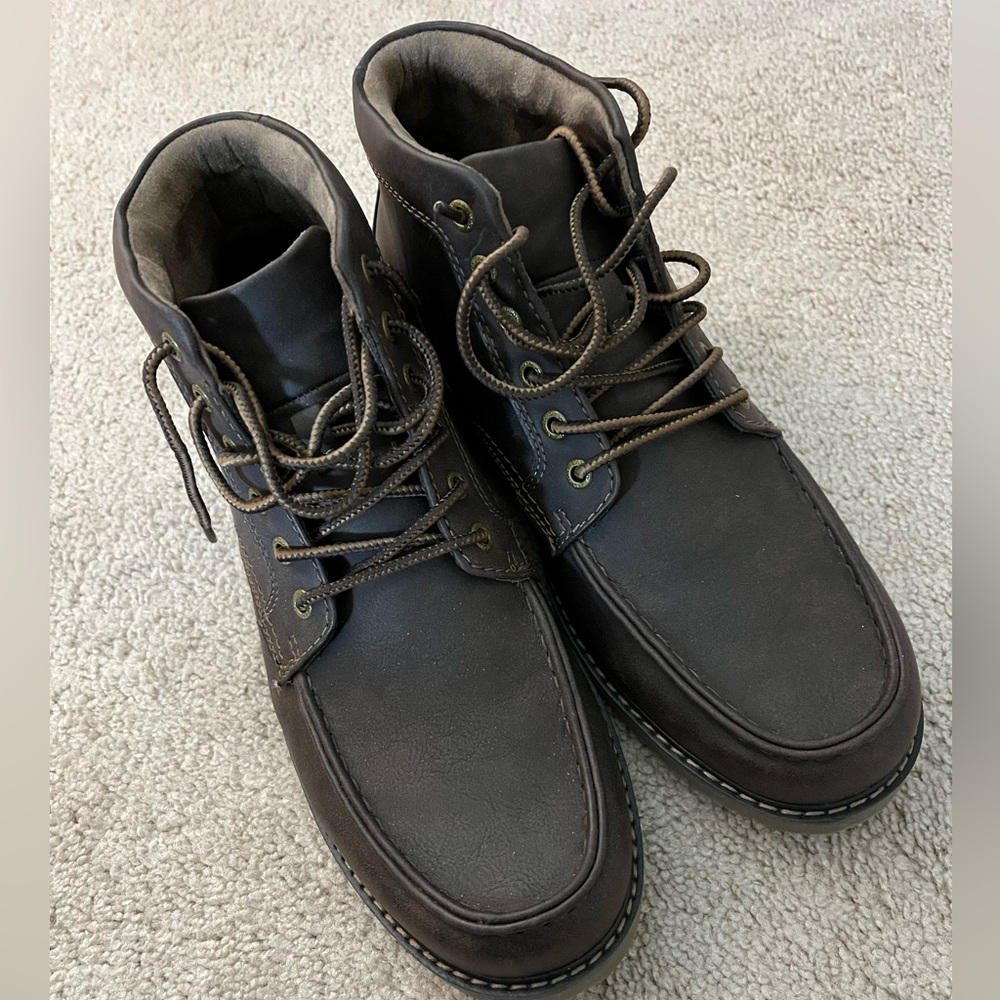 Eastland Dark Brown Leather Men's Boots